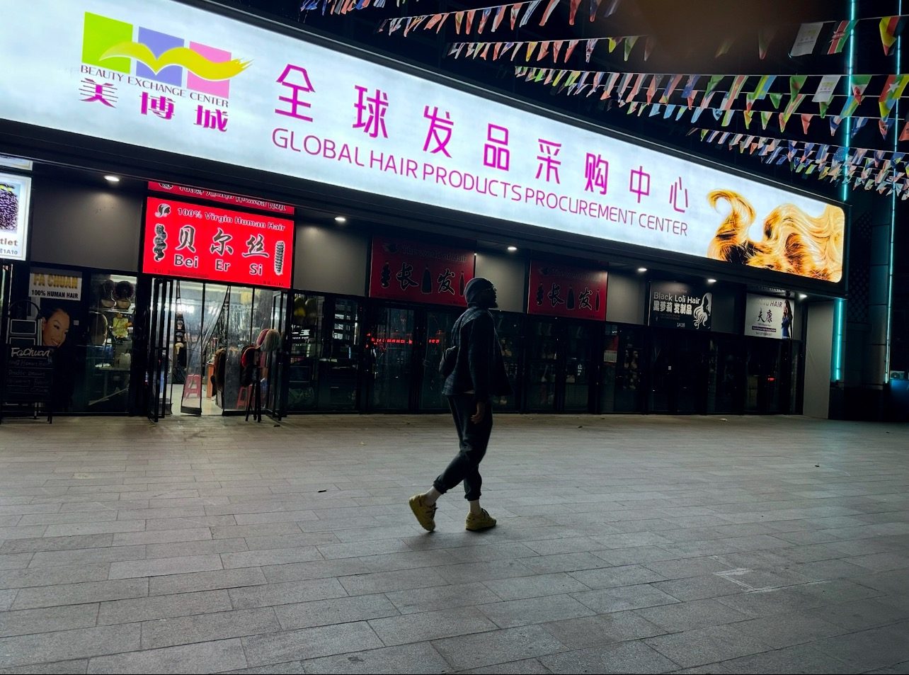 Sourcing market street in China